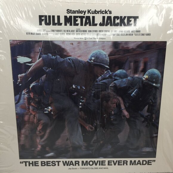 Full Metal Jacket Stanley Kubrick Laser Disc Best War Movie Modine Baldwin Ermey - Picture 7 of 10